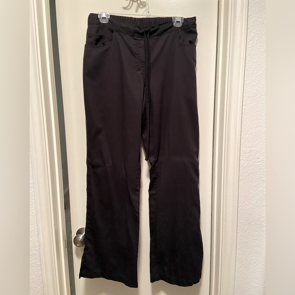 Grey’s Anatomy Wide Leg Black Scrub Pant, size M
